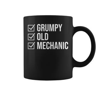 Grumpy Old Mechanic Funny Car Garage Auto Mechanic Grandpa Coffee Mug - Thegiftio UK