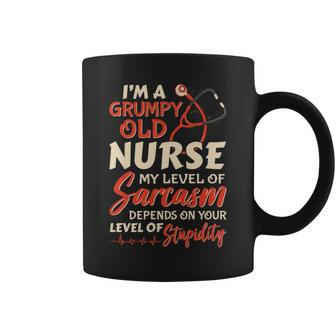 Grumpy Old Nurse Women Nursing Rn Lpn Medical Grandma Mom Coffee Mug - Thegiftio UK