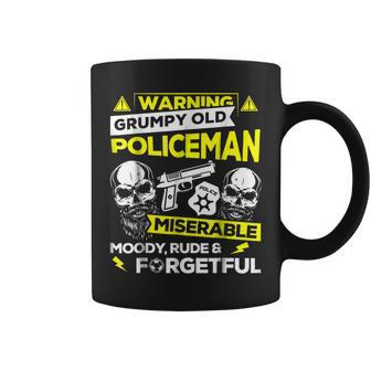 Grumpy Old Policeman T Miserable Moody Rude Gift For Mens Coffee Mug | Mazezy