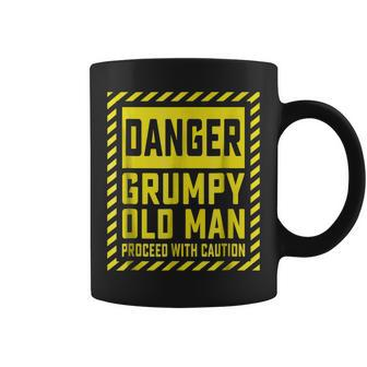 Grumpy T For Men Funny Danger Grumpy Old Man Gift For Mens Coffee Mug | Mazezy