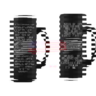 Grunt Military Patriotic I Stand For The Flag Print On Back Coffee Mug | Mazezy