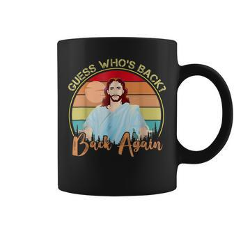 Guess Whos Back_ Happy Easter Jesus Christian Matching Coffee Mug | Mazezy