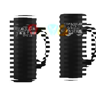 Guitar Pick Gift For Guitarist Retro Vintage Coffee Mug | Seseable CA