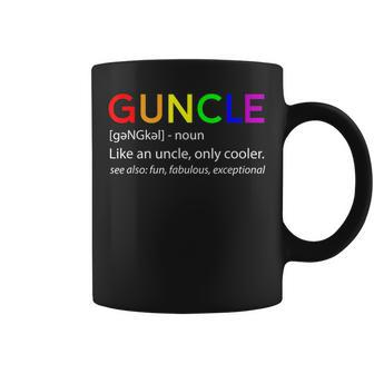 Guncle Rainbow Uncle Lgbt Gay Pride Gifts Coffee Mug | Mazezy