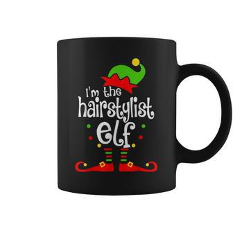Hairstylist Elf Christmas Costume Mom Dad Xmas Coffee Mug | Mazezy