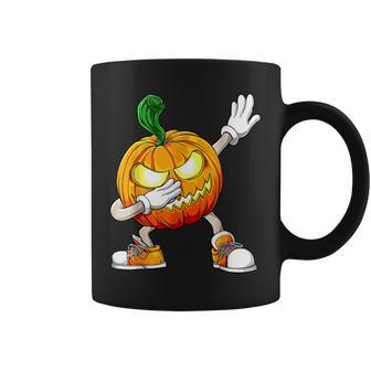 Halloween Boys Dabbing Scary Pumpkin Jack O Lantern Dab Coffee Mug - Thegiftio UK