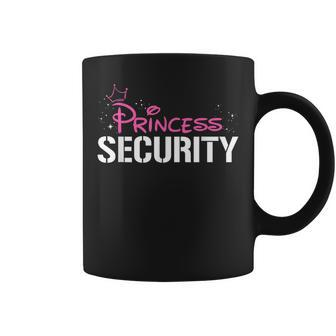 Halloween Dad Mom Daughter Adult Costume Princess Security Coffee Mug | Mazezy