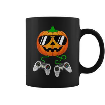 Halloween Jack O Lantern Gamer Boys Kids Men Funny Halloween V22 Coffee Mug - Thegiftio UK