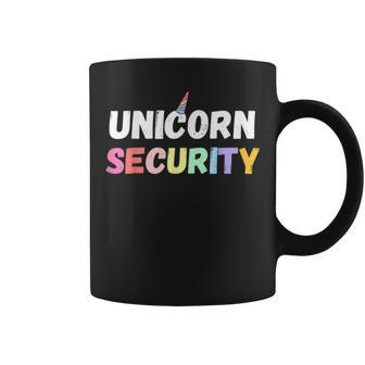 Halloween Mother Daughter Costume Unicorn Security Dad Mom T Coffee Mug | Mazezy CA