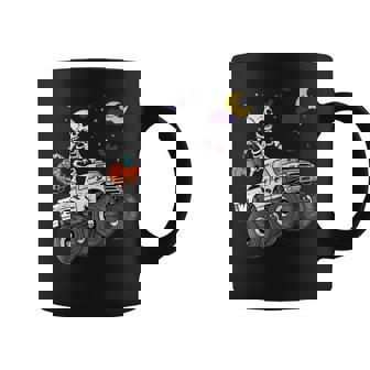 Halloween Skeleton Zombie Riding Monster Truck Vampire Boys Coffee Mug - Thegiftio
