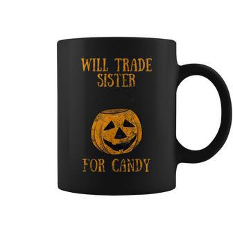 Halloween Trade Sister For Candy Jack O Lantern Gift Coffee Mug | Mazezy
