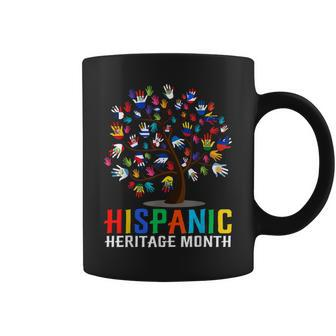 Hand Flag Tree Root Latino National Hispanic Heritage Month Coffee Mug | Mazezy