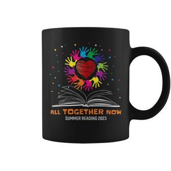 Handprints And Hearts All Together Now Summer Reading 2023 Coffee Mug | Mazezy