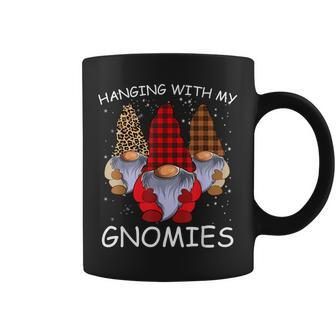 Hanging With My Gnomies Funny Gnome Friend Christmas Coffee Mug - Thegiftio UK