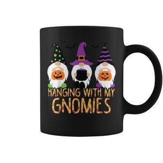 Hanging With My Gnomies Funny Halloween Gnomes Costume Kids Coffee Mug - Thegiftio UK