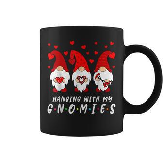 Hanging With My Gnomies Happy Valentines Day Gnome Coffee Mug - Seseable