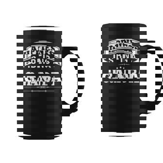 Happiness Is Being A Grandpa Men Top Fathers Day Gifts Coffee Mug - Seseable