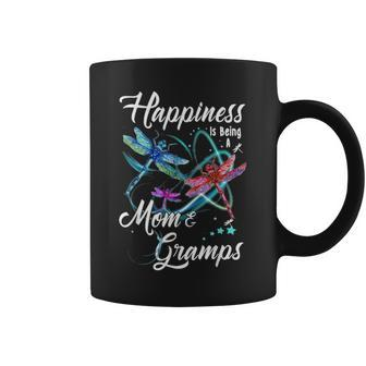 Happiness Is Being A Mom And Gramps Mothers Day Gift Coffee Mug - Seseable