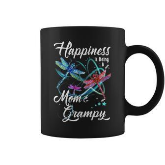 Happiness Is Being A Mom And Grampy Mothers Day Gift Coffee Mug - Seseable