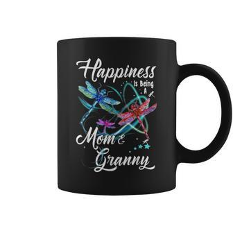 Happiness Is Being A Mom And Granny Mothers Day Gift Coffee Mug - Seseable