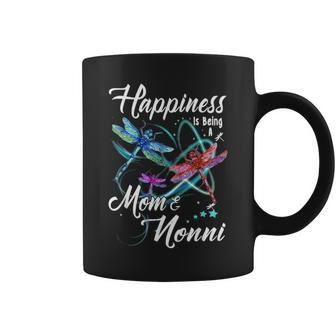 Happiness Is Being A Mom And Nonni Mothers Day Gift Coffee Mug - Seseable