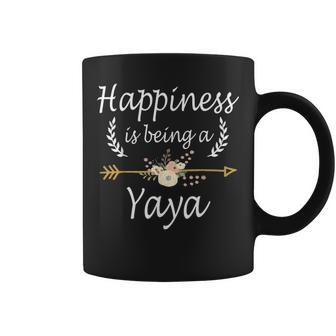 Happiness Is Being A Yaya Cute Mothers Day Gifts Coffee Mug - Seseable
