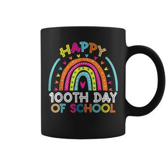 Happy 100Th Day Of School Teacher Kids 100 Days Rainbow V6 Coffee Mug - Thegiftio UK