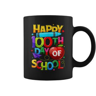 Happy 100Th Day Of School Teacher Rainbow - 100 Days Smarter Coffee Mug - Thegiftio UK