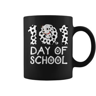 Happy 101 Days School Dog Lover Student Or Teacher Boys Kids V2 Coffee Mug | Seseable CA