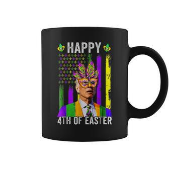Happy 4Th Of Easter Funny Joe Biden Mardi Gras Shenanigans V2 Coffee Mug - Seseable