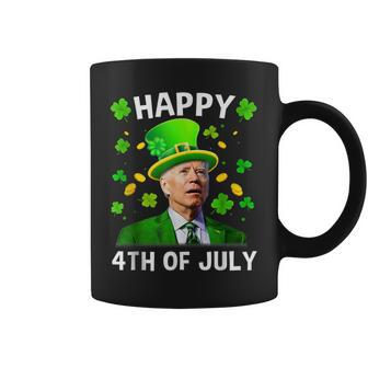 Happy 4Th Of July Confused Funny Joe Biden St Patricks Day Coffee Mug | Mazezy DE