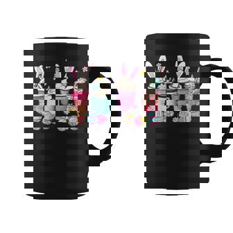 Happy Easter Bunny Set Latte Easter Eggs Coffee Mug | Mazezy