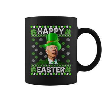 Happy Easter Confused Joe Biden St Patricks Day Men Women Coffee Mug - Seseable