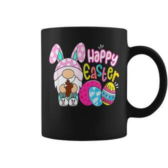 Happy Easter Day Bunny Gnome Hug Easter Eggs Hunting Coffee Mug - Seseable