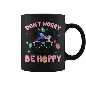 Happy Easter Day Dont Worry Be Hoppy Easter Bunny Women Coffee Mug | Mazezy