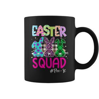 Happy Easter Day Leopard Bunnies Funny Easter Squad Outfit Coffee Mug - Seseable
