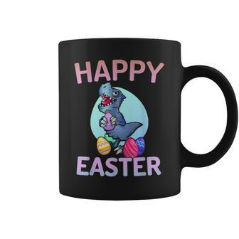 Happy Easter Dinosaur T Rex Eggs Easter Gift Coffee Mug - Seseable