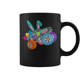 Happy Easter Funny Easter Bunny Monster Truck Lovers Coffee Mug | Mazezy