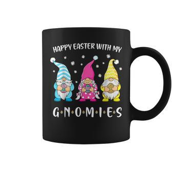 Happy Easter With My Gnomies Girls Kids Women Easter Gnome Coffee Mug - Thegiftio UK