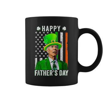 Happy Fathers Day Joe Biden St Patricks Day Leprechaun Hat Coffee Mug - Seseable