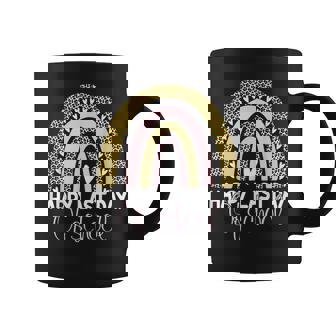 Happy Last Day Of School Graduation Student Teacher Rainbow Coffee Mug | Mazezy