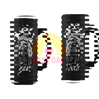 Happy Last Day Of School Rainbow Leopard Teacher Student Coffee Mug - Thegiftio