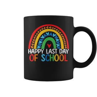 Happy Last Day Of School Rainbow Teacher Student End Of Year Coffee Mug | Mazezy