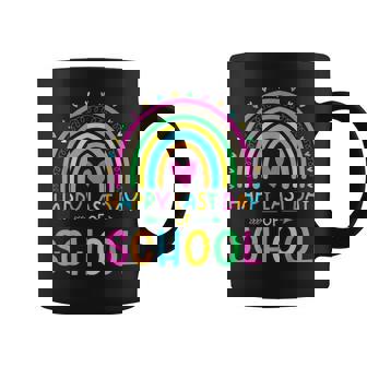 Happy Last Day Of School Rainbow Teacher Student Women Girls Coffee Mug | Mazezy