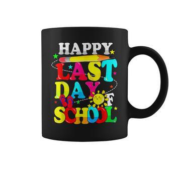 Happy Last Day Of School Students Teachers End Of The Year Coffee Mug | Mazezy