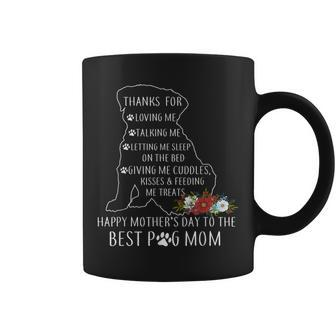 Happy Mothers Day 2023 Best Dog Mom Grandma Women Pug Mom Coffee Mug | Mazezy