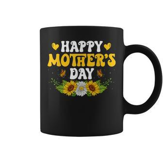 Happy Mothers Day 2023 For Mom Cute Floral Mothers Day Coffee Mug - Thegiftio UK