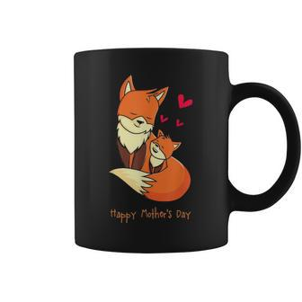 Happy Mothers Day Beautiful Foxes Foxy Mama Best Mom Gift Coffee Mug - Seseable