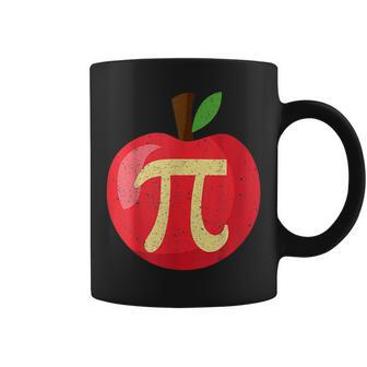 Happy Pi Day Cute Apple Pie 314 Funny Science Math Teacher Coffee Mug - Seseable