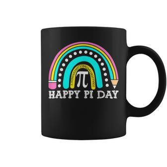 Happy Pi Day Mathematic Math Teacher Nerd Leopard Rainbow Coffee Mug - Seseable